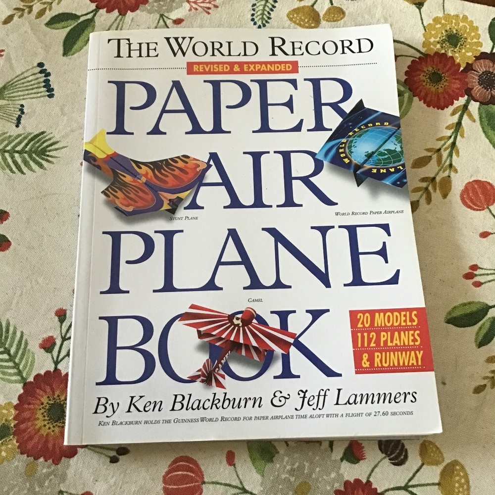 Paper Airplane Book